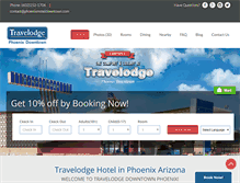 Tablet Screenshot of phoenixmoteldowntown.com
